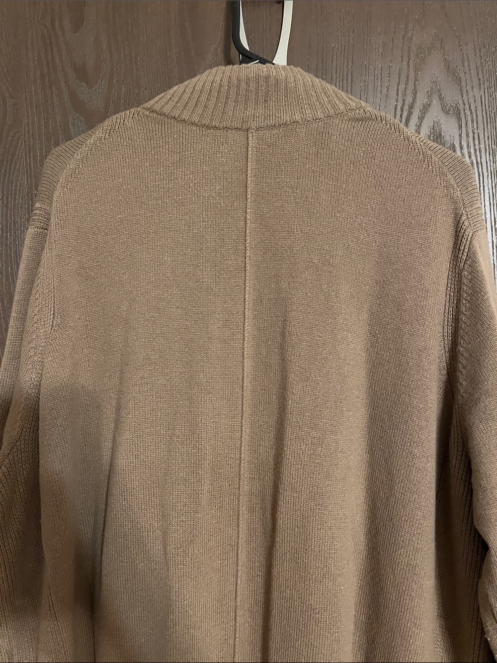 Athleta Long Open-Front cashmere blend Cardigan in Camel Brown - Picture 6 of 8